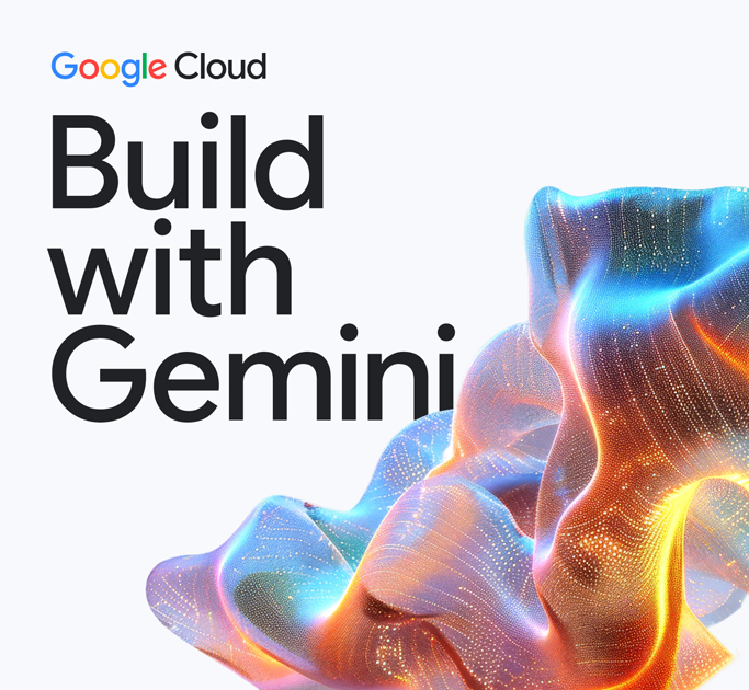 Google Cloud Build with Gemini campaign artwork